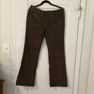 Brown Corduroy Women's Pants